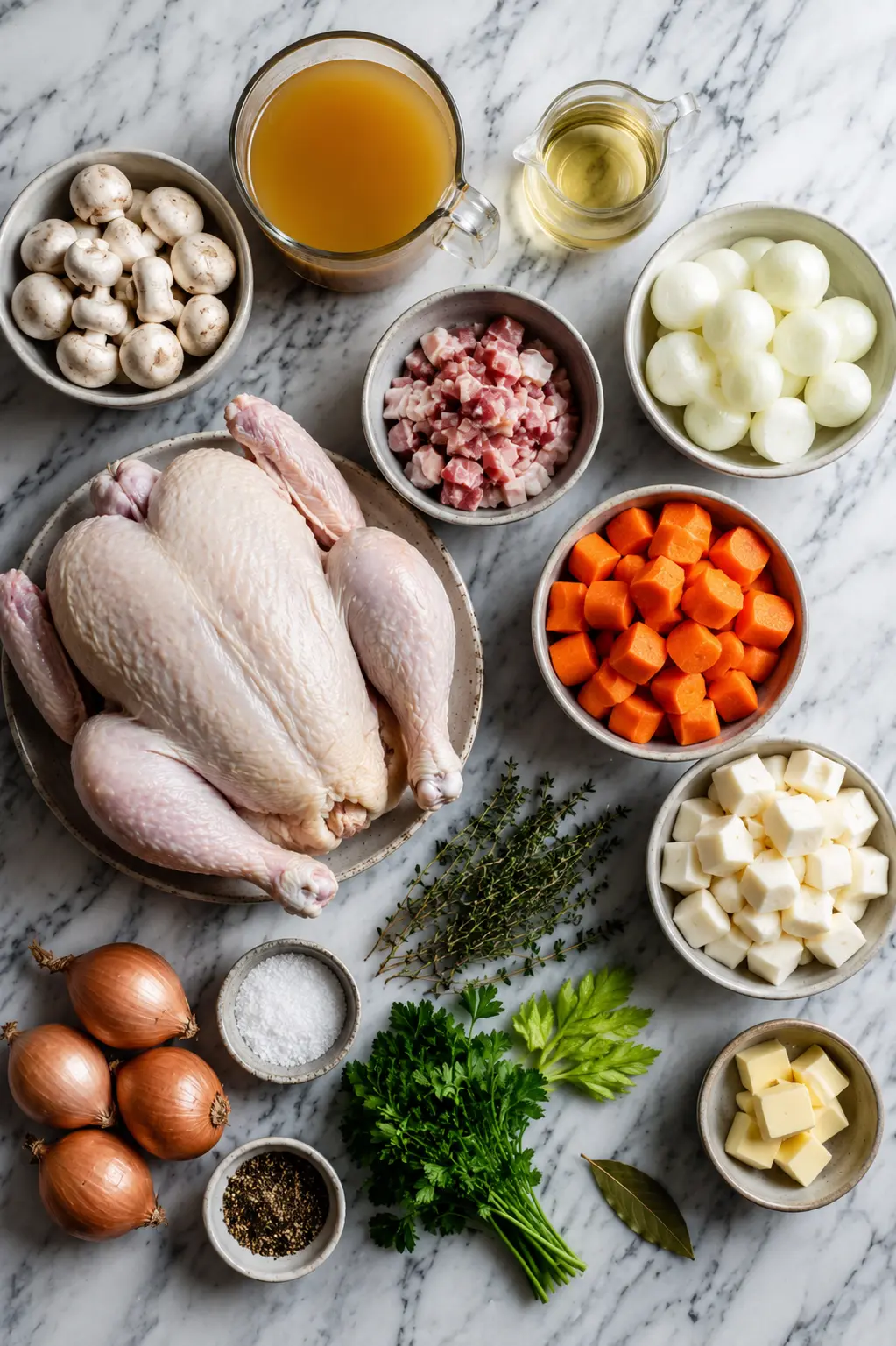 Delia Smith Chicken in the Pot ingredients